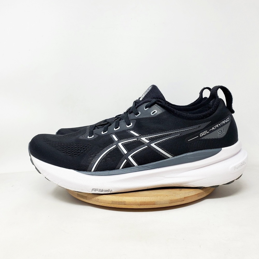 Asics Gel Kayano 31 Shoes Mens 12.5 Black Running Comfort Sneaker